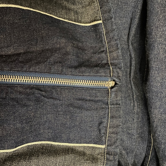Wallace & Barnes indigo deck jacket in Japanese selvedge denim - Picture 7 of 7